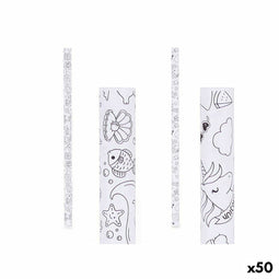 Cadeaupapier 70 x 150 cm Wit (50 Stuks)