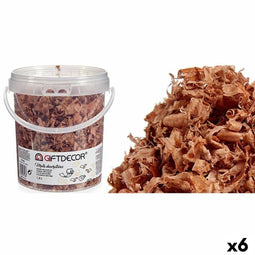 Decoratief schaafsel 1,4 L Bruin (6 Stuks)
