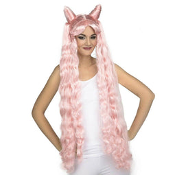 Pruik My Other Me Anime Roze Lang