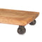 Middenstuk Rechthoekig Bruin Mangohout 45 x 6 x 25 cm (6 Stuks)