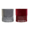 Lampenkap DKD Home Decor 8424001773930 Sixties Grijs Metaal Fluweel Bordeaux Franjes 30 x 30 x 29...