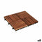 In elkaar grijpende vloertegels Ibergarden A12P3030TDC-3A Bruin Polyethyleen Acacia 30 x 2,8 x 30...