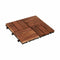 In elkaar grijpende vloertegels Ibergarden A12P3030TDC-3A Bruin Polyethyleen Acacia 30 x 2,8 x 30...