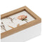 Decoratieve Doos Versa Blommor Hout MDF 9 x 6 x 24 cm