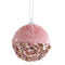 Kerstballen Roze Gouden Polyfoam Weefsel 6 x 6 x 6 cm (10 Stuks)