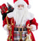 Kerstversiering Multicolour Polyresin Weefsel Kerstman 27 x 19 x 60 cm