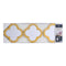 Set spiegels Bloem Gouden Polypropyleen 78 x 26 x 2,5 cm (6 Stuks)