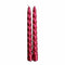 kaarsjes Magic Lights Decoratief Rood Ø 2 x 24 cm