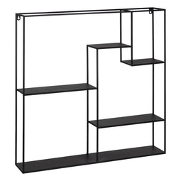Planken 70 x 13 x 70 cm Zwart Metaal