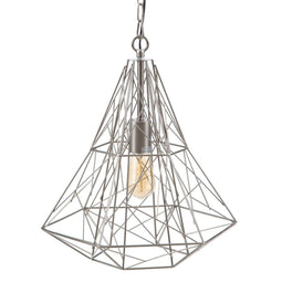 Plafondlamp Metaal Zilver 35 x 35 x 45 cm