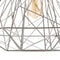 Plafondlamp Metaal Zilver 35 x 35 x 45 cm