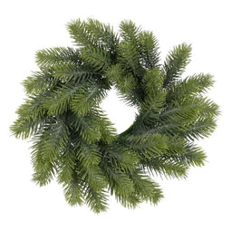 Kerstkroon Groen PVC 30 x 30 cm