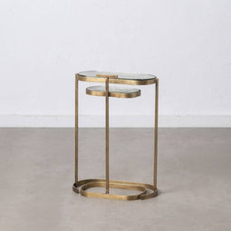 Bijzettafel 41 x 16,5 x 57 cm Gouden