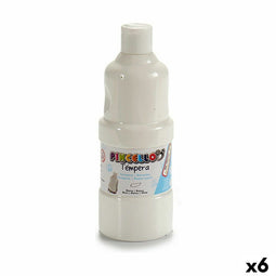Tempera Wit (400 ml) (6 Stuks)