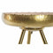Bijzettafel DKD Home Decor Roze Gouden Aluminium Coating (43 x 43 x 61 cm)