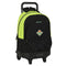 Schoolrugzak met Wielen Real Betis Balompié 33 x 45 x 22 cm Zwart Limoen