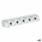 Houder Schoonmaakgerei Wit Natuurlijk rubber Polypropyleen 4,3 x 8,5 x 6 cm (12 Stuks)
