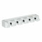 Houder Schoonmaakgerei Wit Natuurlijk rubber Polypropyleen 4,3 x 8,5 x 6 cm (12 Stuks)