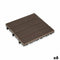 In elkaar grijpende vloertegels Composiet Bruin Polyethyleen 30 x 2,6 x 30 cm (6 Stuks)