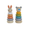 Educatief Spel Home ESPRIT 5,5 x 5,5 x 14 cm dieren (2 Stuks)
