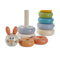 Educatief Spel Home ESPRIT 5,5 x 5,5 x 14 cm dieren (2 Stuks)