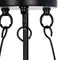 Plafondlamp Zwart Kristal Ijzer 220-240 V 35 x 35 x 72 cm