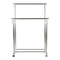 Jasstandaard met Wielen DKD Home Decor 8424001835263 Multicolour Zilverkleurig Metaal Polypropyle...