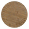 Kleine bijzettafel Zwart Natuurlijk Ijzer Hout MDF 47 x 47 x 55 cm