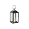 Lykta Home ESPRIT Zwart Zilverkleurig Kristal Staal 18 x 18 x 41 cm (2 Onderdelen)