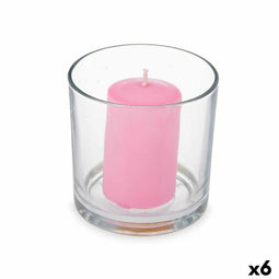 Geurkaars 10 x 10 x 10 cm (6 Stuks) Glas Orchidee