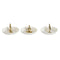 Valet Tray DKD Home Decor Keramisch 11 x 11 x 6,5 cm (3 Stuks)