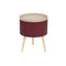 Bijzettafel DKD Home Decor 38,5 x 38,5 x 49 cm Bruin Kastanjebruin Hout MDF