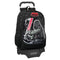Schoolrugzak met Wielen Star Wars The fighter Zwart 32 x 44 x 16 cm