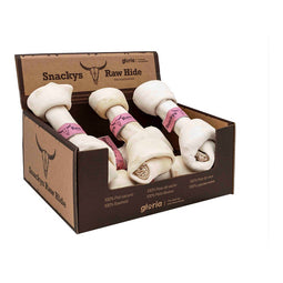 Snack voor honden Gloria Snackys Rawhide 20-23 cm Naakt 6 Stuks