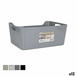 Veelzijdige mand Dem Met handvatten 33 x 24 x 14,5 cm (12 Stuks)