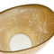 Middenstuk Gouden Glas 23,5 x 14 cm