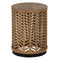 Kleine bijzettafel Natuurlijk Ijzer Sparrenhout Hout MDF 39 x 39 x 51,5 cm