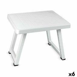 Kleine bijzettafel Confortime Opvouwbaar Plastic 51 x 40 x 40 cm (6 Stuks)