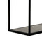Planken 51 x 13 x 76,5 cm Zwart Metaal