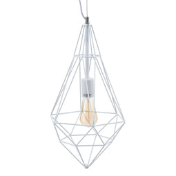 Plafondlamp Metaal 26 x 26 x 46 cm Wit