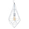 Plafondlamp Metaal 26 x 26 x 46 cm Wit