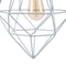 Plafondlamp Metaal 26 x 26 x 46 cm Wit