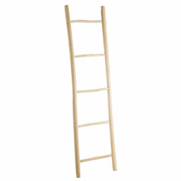 Losstaand handdoekenrek Beige Teakhout 48 x 8 x 180 cm