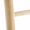 Losstaand handdoekenrek Beige Teakhout 48 x 8 x 180 cm