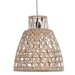 Plafondlamp Natuurlijk Rotan 40 x 40 x 44 cm