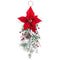 Deurhanger Kerstmis Rood Multicolour Plastic Weefsel Ananas 60 cm
