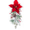 Deurhanger Kerstmis Rood Multicolour Plastic Weefsel Ananas 60 cm