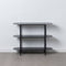 Tv-meubel 90 x 28 x 70,3 cm Zwart Staal