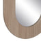Wandspiegel Natuurlijk Kristal Hout MDF 50 x 2,2 x 85 cm