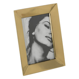 Fotolijsten Gouden Roestvrij staal Kristal 19 x 24 cm